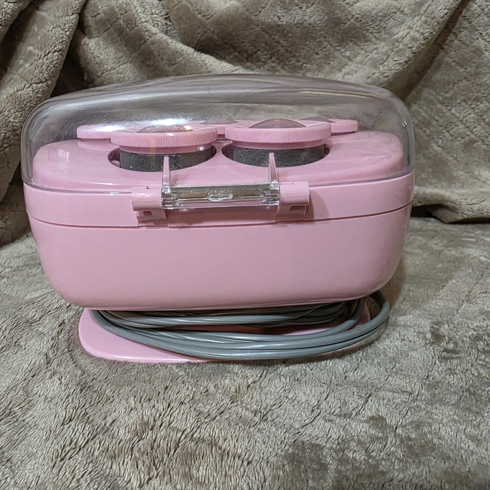 Vintage Jilbère de Paris Pink Hair Roller Set- Special Breast Cancer Edition - Picture 4 of 7